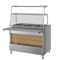 Прилавок-мармит Марихолодмаш ПМВЭ15 для вторых блюд