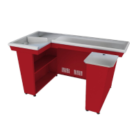 Кассовый бокс Марихолодмаш КБ-1,9-2Н двойной накопитель (красный)