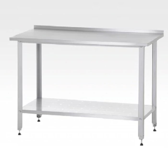 Стол производственный СПРн - 1200*700*860 "Norma Zn", борт (полка сплошная) - фото 1