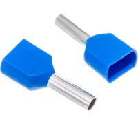 Наконечник штыревой втулочный изолированный НШВИ2, 2х2,5 мм2 (25 шт)