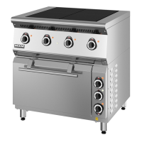 Плита электрическая Марихолодмаш ПЭ47Ж,  4 конфорки с духовым шкафом