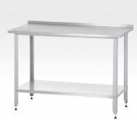Стол производственный СПРн - 1000*700*860 "Norma Zn", борт (полка сплошная)