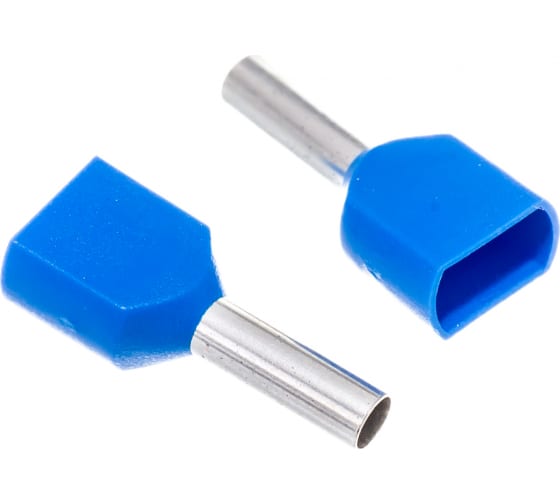 Наконечник штыревой втулочный изолированный НШВИ2, 2х2,5 мм2 (25 шт) - фото 1