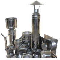 Комплект материалов для дымохода из термодымовой камеры