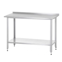 Стол производственный СПРб 600*600*860 "Base", с бортом