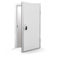 Дверь РДО 1100х2100, 100 мм, с /т, без порога, левая, фурнитура Fermod, крепление пенобетон