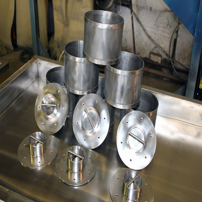 Форма для сыра D120 Н120 (1,4 кг) , после прессования Н70 (1кг) Форма +дно +крышка - фото 1