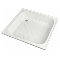 Поддон для душа MIXLINE квадрат 0,7x0,7x0,15 стальной d 50 500689