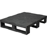 Пластиковый полуподдон 800x600x150 мм, черный