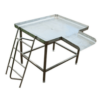 Стол нутровочный со склизом ПМ-СТБ3 (1500x1200x1100)