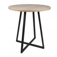 Стол Барселона mini круглый ЛДСП d=600x25 мм цвет дуб сонома