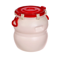 Бочка пластик 50 л герметичная с широким горлом с ручками