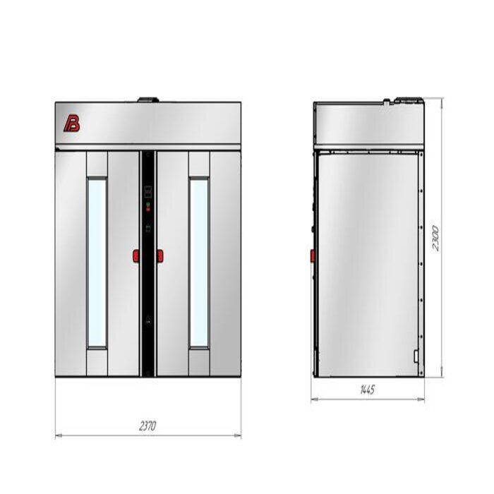 Шкаф расстойный электрический Бриз-222 - фото 2