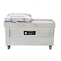 Напольная двухкамерная вакуум-упаковочная машина DZ-600/2SB SS (нерж.)