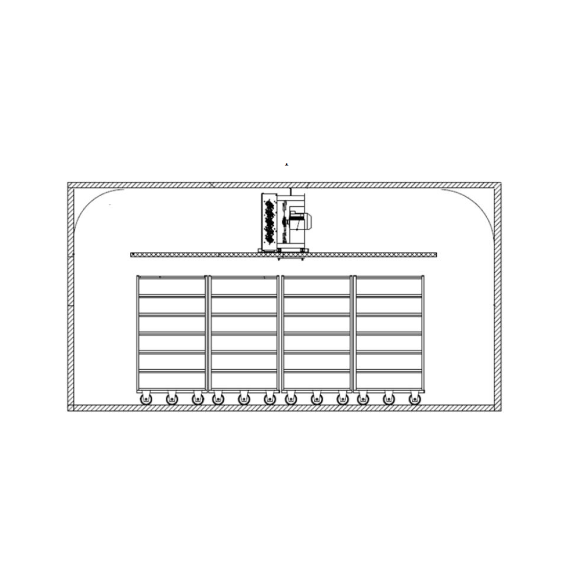Камера дефростации (оборудование, 3 стеллажа, камера под заказ) - фото 1