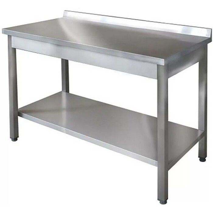 Стол производственный сбп (каркас и столешница aisi 430) 1500*600*850 - фото 1