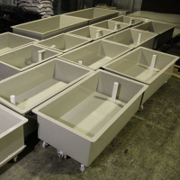 Солильный бассейн из полипропилена 175 литров