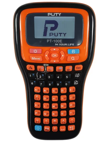 Принтер для печати наклеек Puty PT-100E ручной, кириллица/латиница 408573