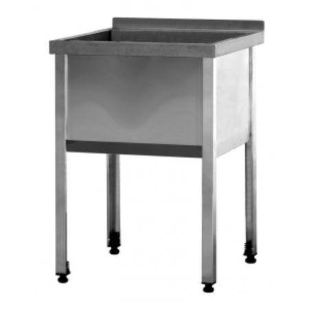 Ванна моечная ВМБЦ 13/60 (сварная, односекционная, с бортом, 650х700х860) - фото 1