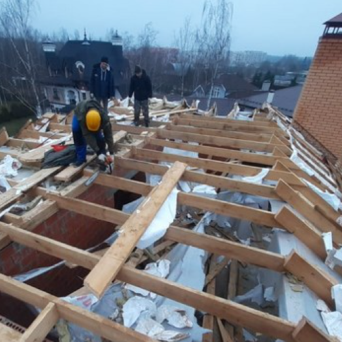 Демонтаж существующей кровли Краснореченский 7 - фото 1