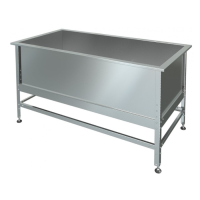 Ванна моечная Марихолодмаш М-1-0,4-0,63/1,21, односекционная, 1210х630х890