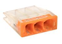 Клемма строительно-монтажная EKF PROxima СМК 2273-243 с пастой 3-проводная 0,5-2,5 мм2 (100 шт)