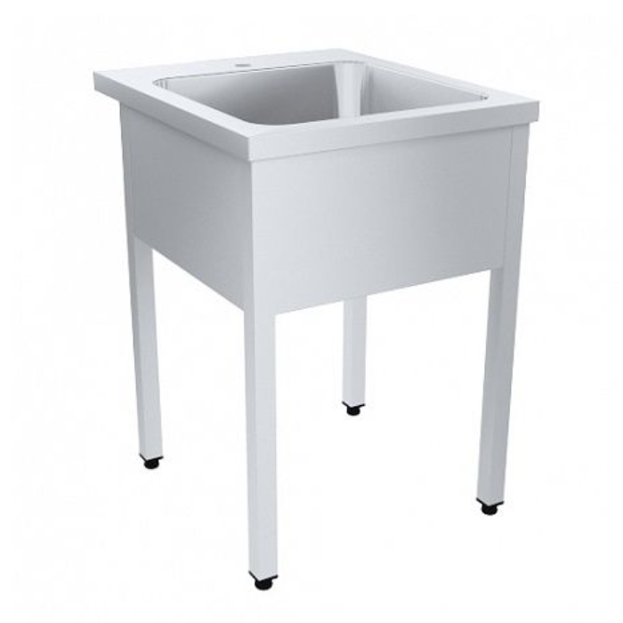 Ванна моечная цельнотянутая ПРОФИ ВМОц1-500ПНТ 600х700х870 - фото 1