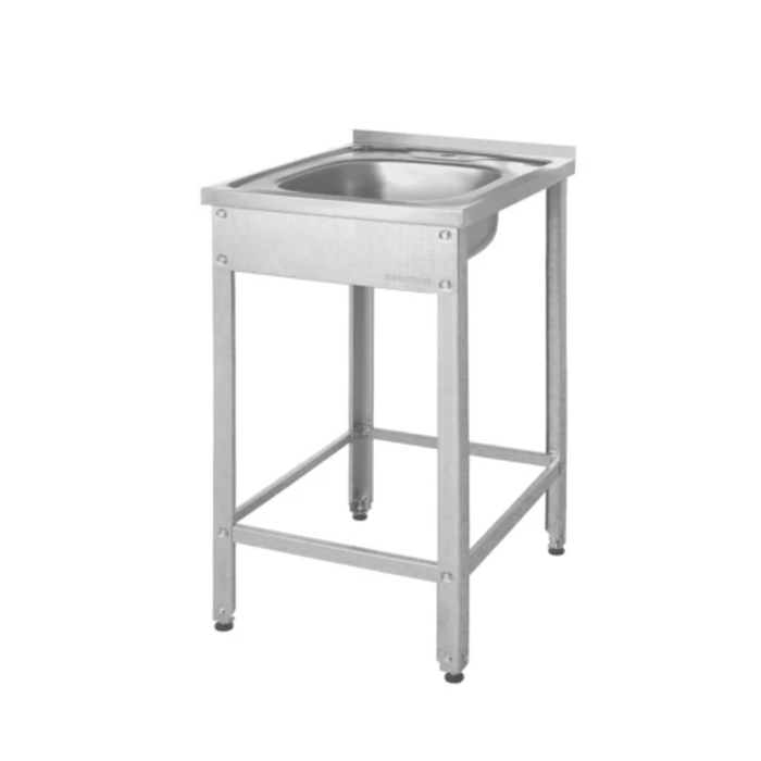 Рукомойник напольный РТНб 500x600x860 «Base» ( борт, отв. д/смесит) - фото 1