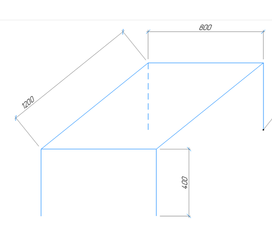 Площадка стационарная 1200х800х400 - фото 1