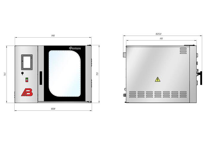 Конвекционная печь «ФОТОН» 1.5 - фото 2