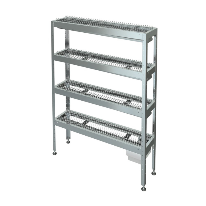 Стеллаж для тарелок Марихолодмаш С-4Т-0,3/1,2/1,6, 1200х300х1600 - фото 1