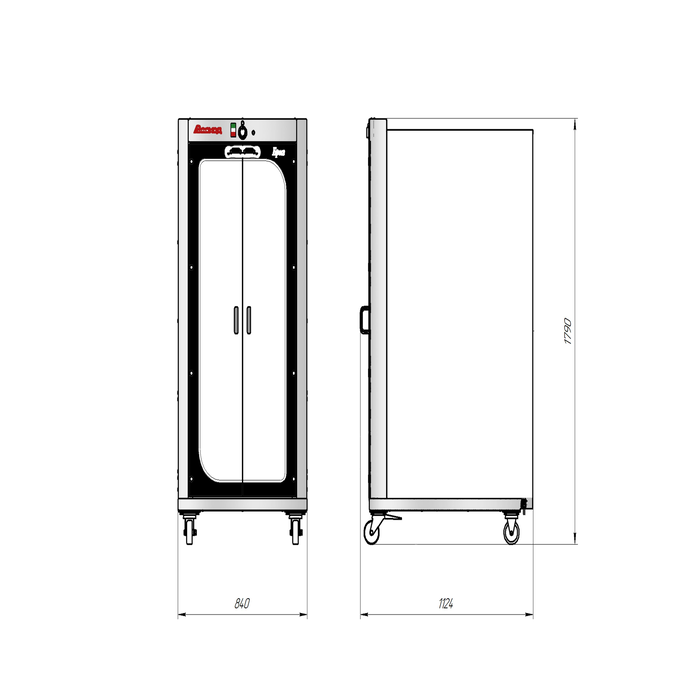 Шкаф расстойный электрический «Бриз» 096 - фото 2