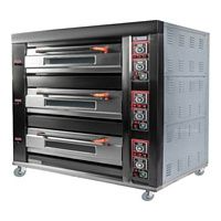 Печь хлебопекарная Miratek BK-39E c пароувлажнением и каменным подом