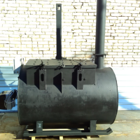 Крематор КГ-200 стандарт, газовый, с камерой дополнительного сжигания