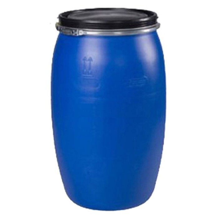 Бочка п/э 30л с винтовой крышкой синяя - фото 1