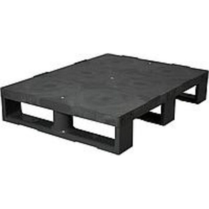 Пластиковый полуподдон 800x600x150 мм, черный - фото 1