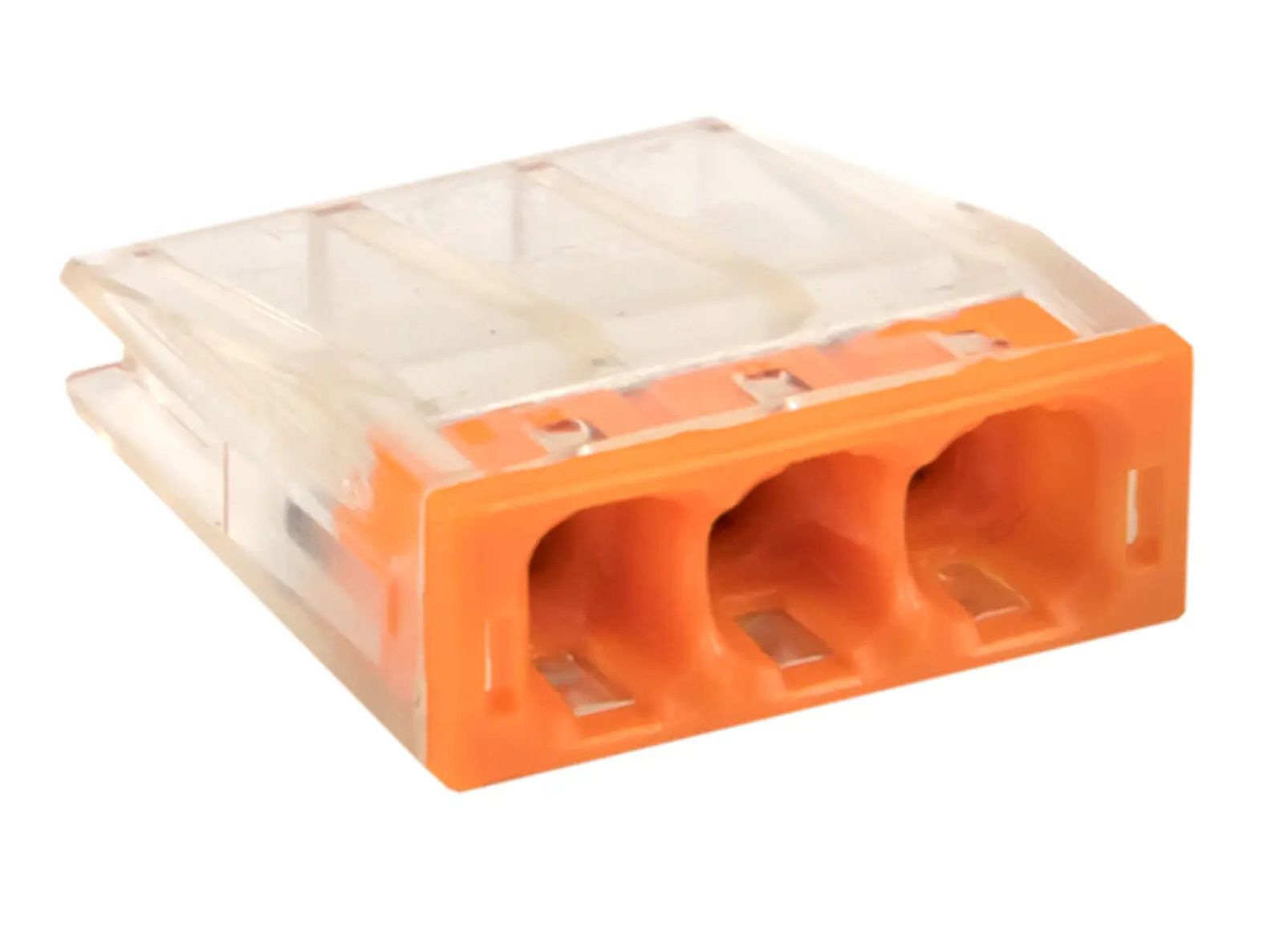 Клемма строительно-монтажная EKF PROxima СМК 2273-243 с пастой 3-проводная 0,5-2,5 мм2 (100 шт) - фото 1