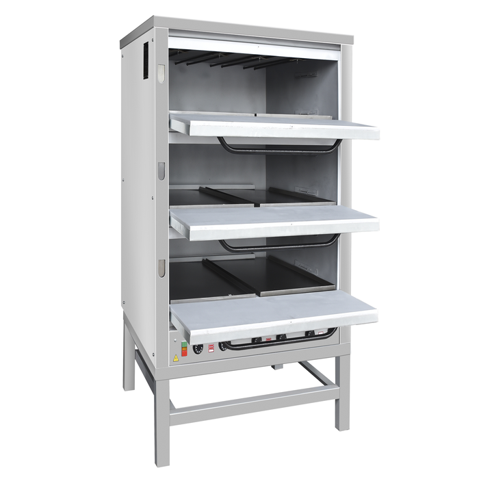 Хлебопекарная ярусная печь ХПЭ-500 (оцинкованные дверки) - фото 2