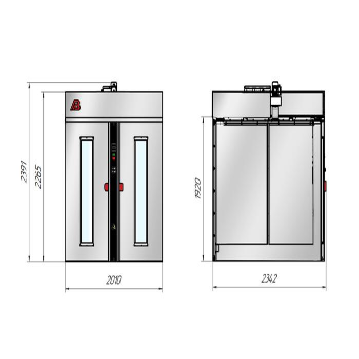 Шкаф расстойный электрический Бриз-342 - фото 2