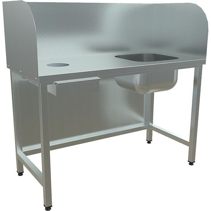 Стол для чистки рыбы Кобор СЧР-150/60 - фото 1