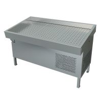 Прилавок холодильный среднетемпературный «Рыба-на-льду» ПХС-1,55/1,1