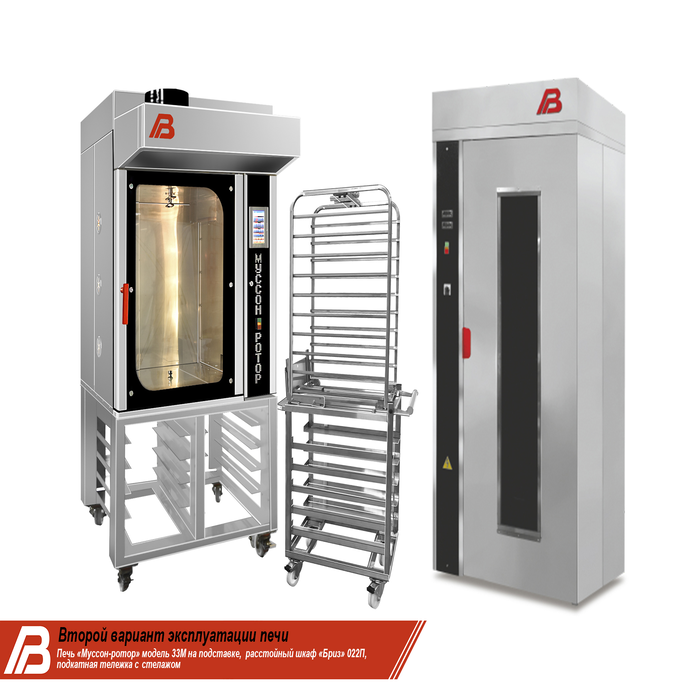 Ротационная печь с расстойным шкафом модель 33М - фото 5