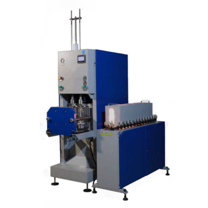 Полуавтомат выдува пэт-тары "ПВ-800", с компрессором, установкой охлаждения, фильтрами воздуха - фото 1