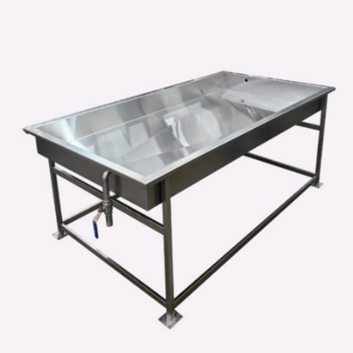 Стол рабочий для Pasta Filata 1000х2000х180мм, опоры роликовые - фото 1