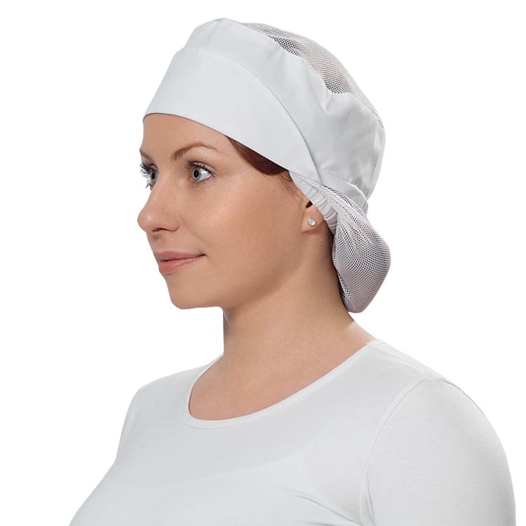 Женский головной убор с сеткой