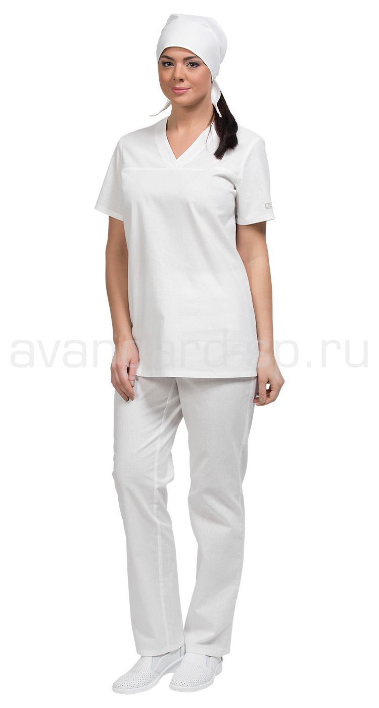 Костюм "Бейкер" с коротким рукавом женский - фото 2