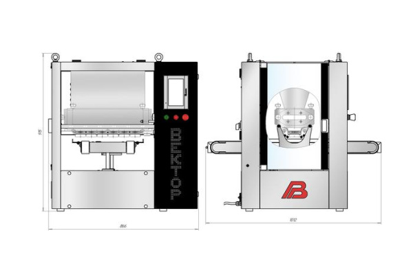 Однобункерная тестоотсадочная машина «Вектор-120-мини»