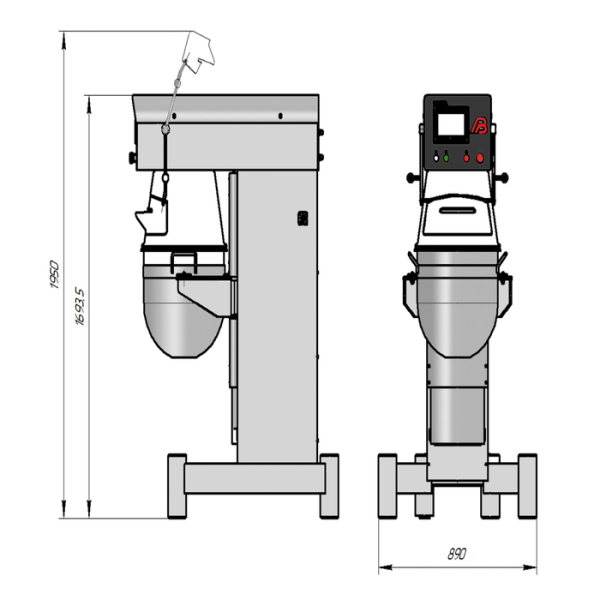 Миксер планетарный «Комета-60»