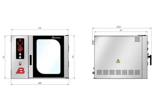Конвекционная печь «ФОТОН» 1.5-01