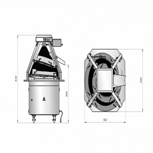 Тестоокруглитель с оперативной регулировкой «Восход-ТО-5»